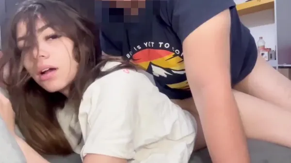 The pretty face stepdaughter asked stepdad to make hard and fast fucking into her ass